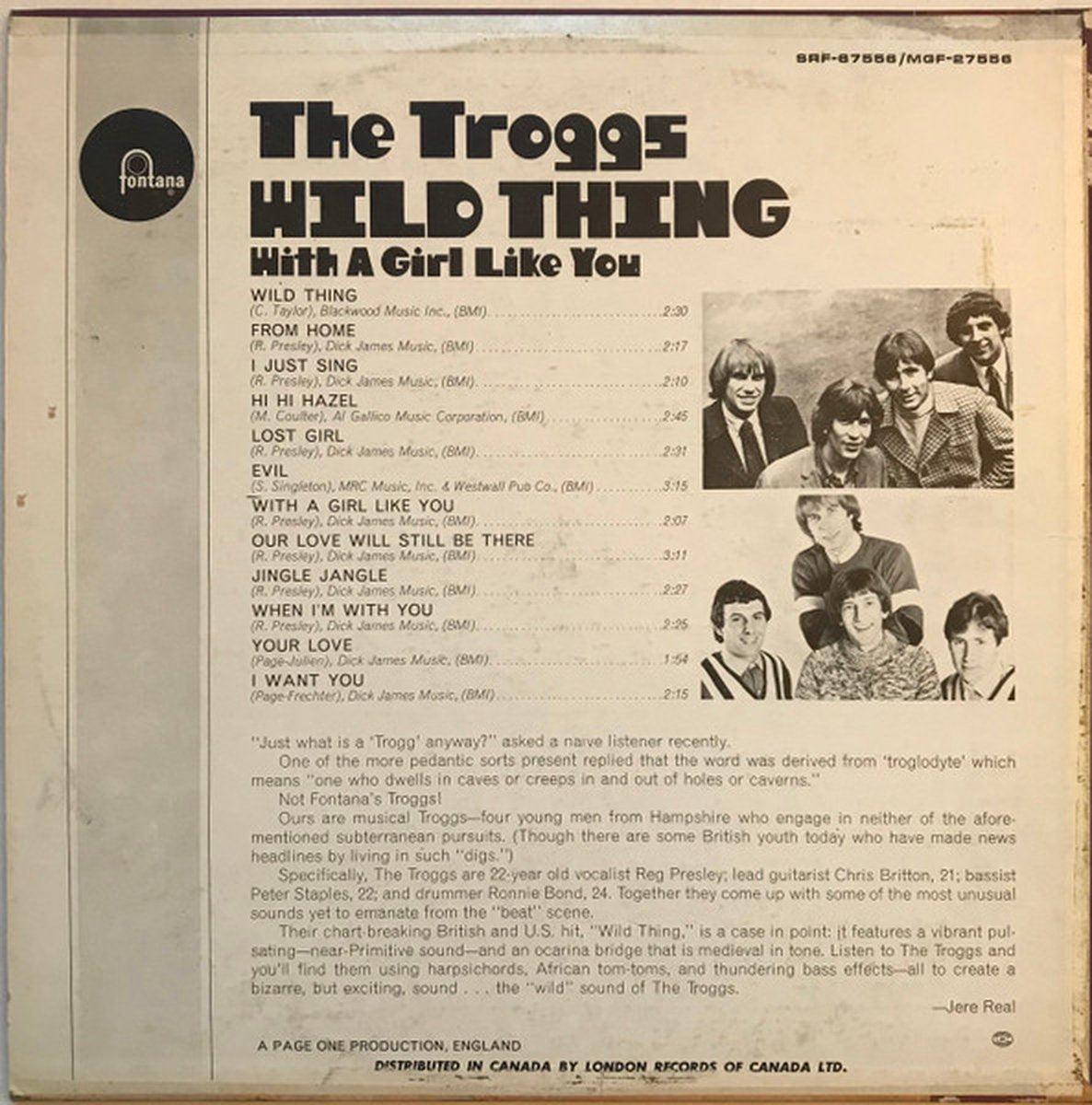 The Troggs – Wild Thing