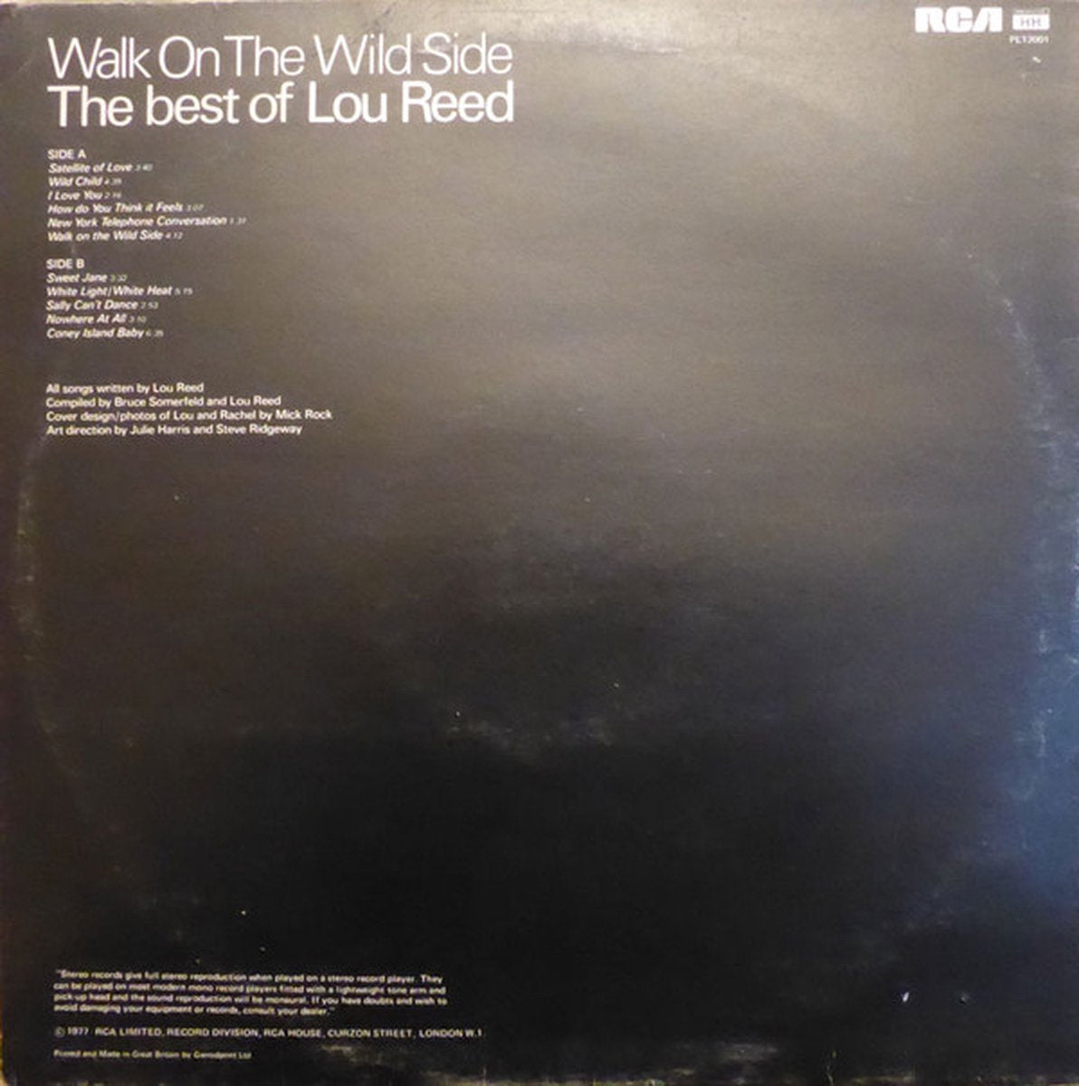 Lou Reed – Walk On The Wild Side - The Best Of Lou Reed