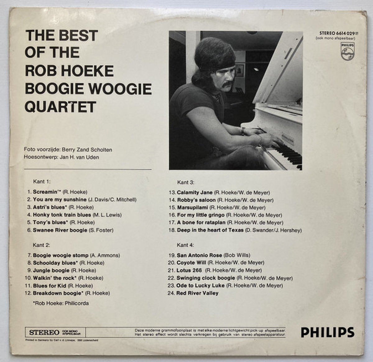 Rob Hoeke Boogie Woogie Quartet – The Best Of