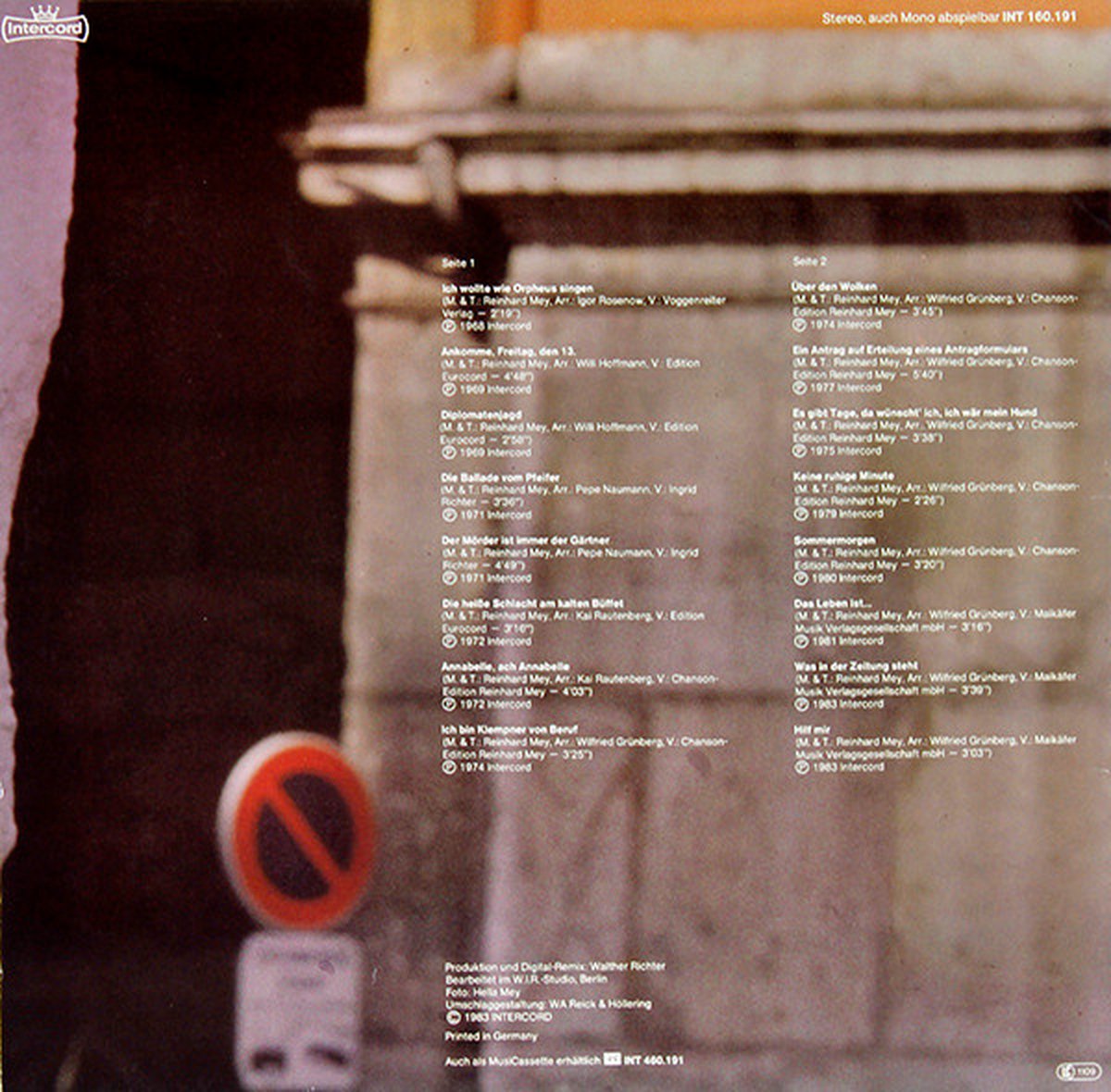 Reinhard Mey – Die Grossen Erfolge