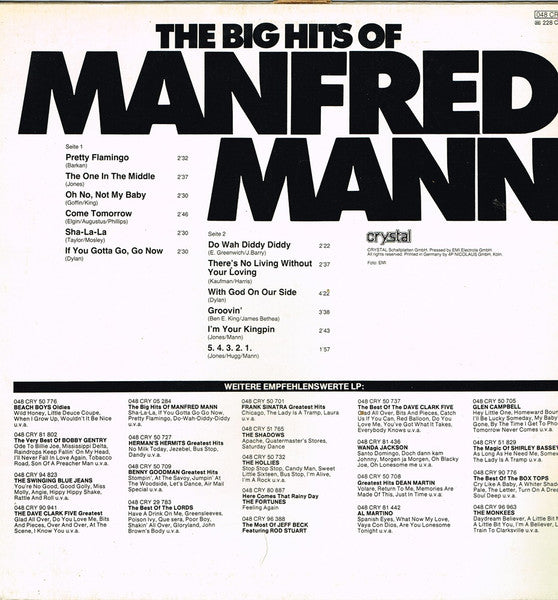 Manfred Mann - The Big Hits of Manfred Mann