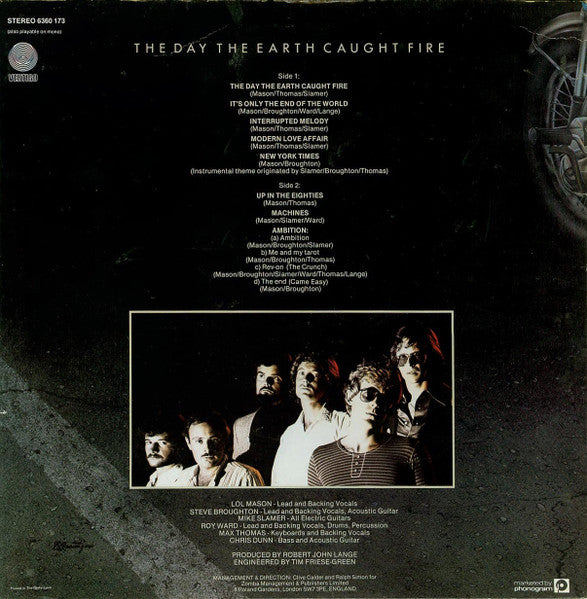 City Boy – The Day The Earth Caught Fire