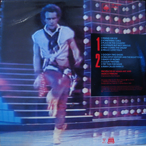 Adam Ant – Friend Or Foe