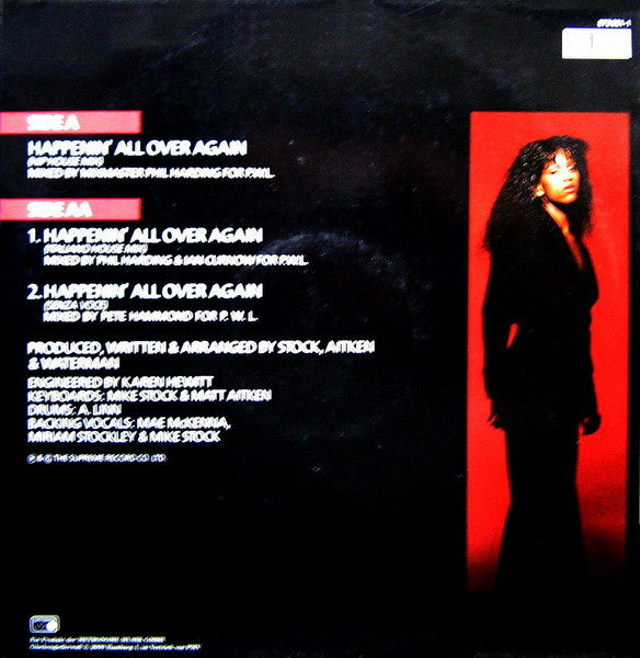 Lonnie Gordon – Happenin' All Over Again