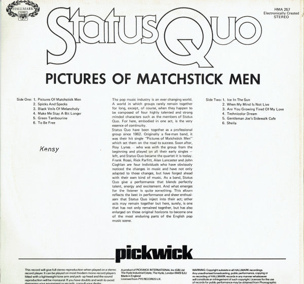 Status Quo – Pictures Of Matchstick Men