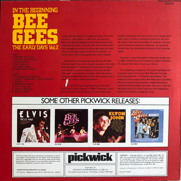 Bee Gees – The Early Days Vol. 2