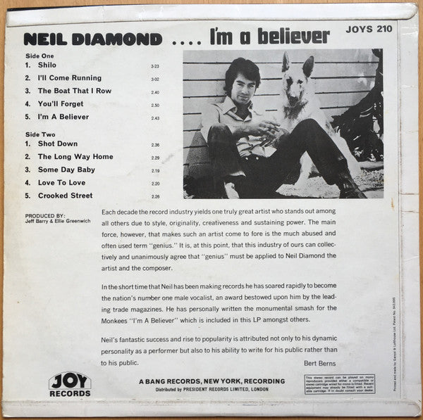 Neil Diamond – I'm A Believer