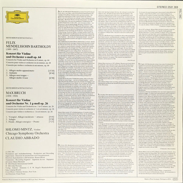 Bruch – Violinkonzerte • Violin Concertos