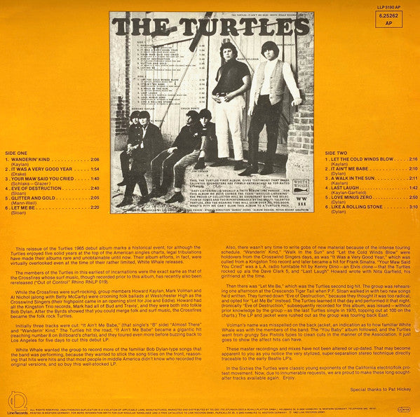 The Turtles – It Ain't Me Babe
