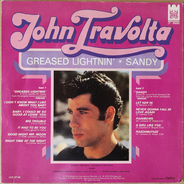 John Travolta – John Travolta (transparant vinyl)