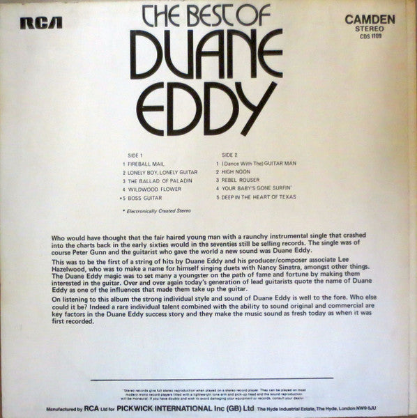 Duane Eddy – The Best Of Duane Eddy