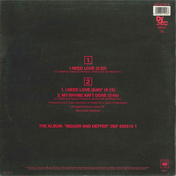 LL Cool J – I Need Love