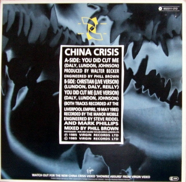 China Crisis – You Did Cut Me