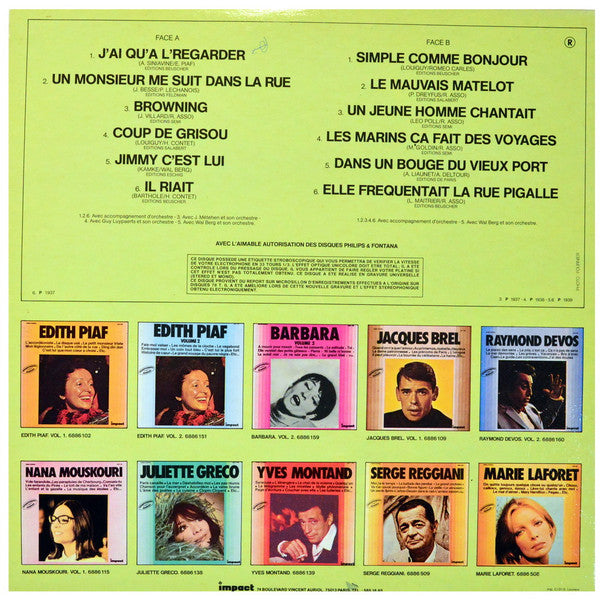 Edith Piaf – Volume 3