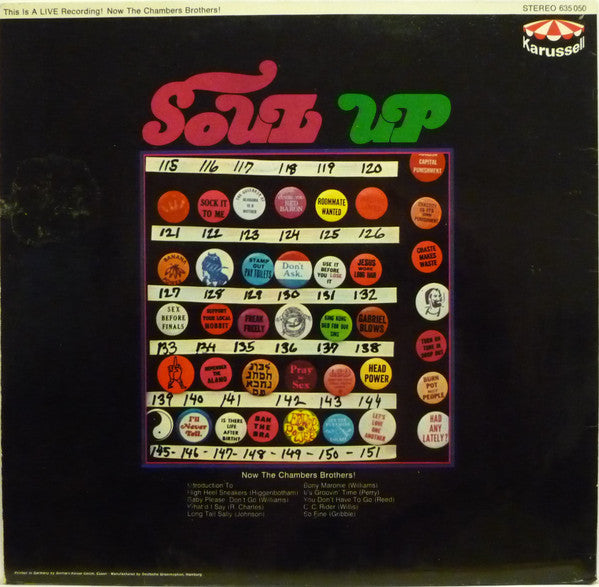 The Chambers Brothers – Soul Up