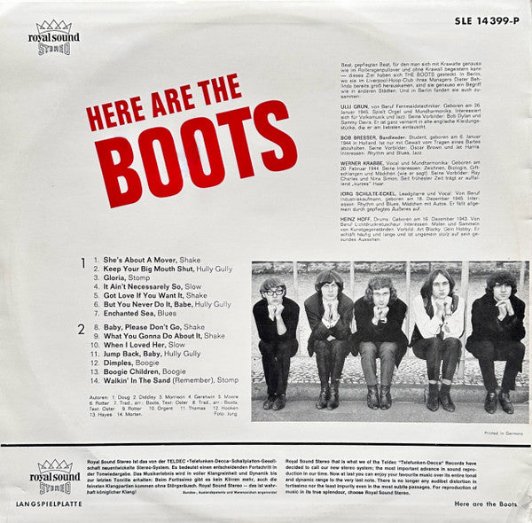 The Boots – Here Are The Boots
