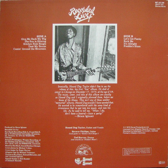 Hound Dog Taylor & The House Rockers – Beware Of The Dog!