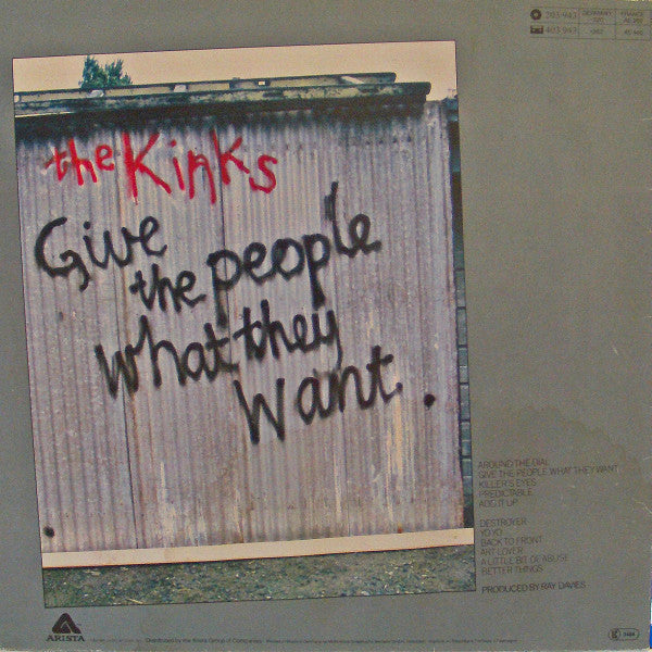 The Kinks – Give The People What They Want