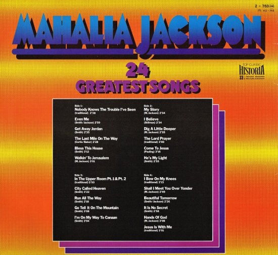 Mahalia Jackson – 24 Greatest Songs