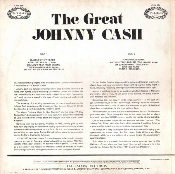 Johnny Cash – The Great Johnny Cash