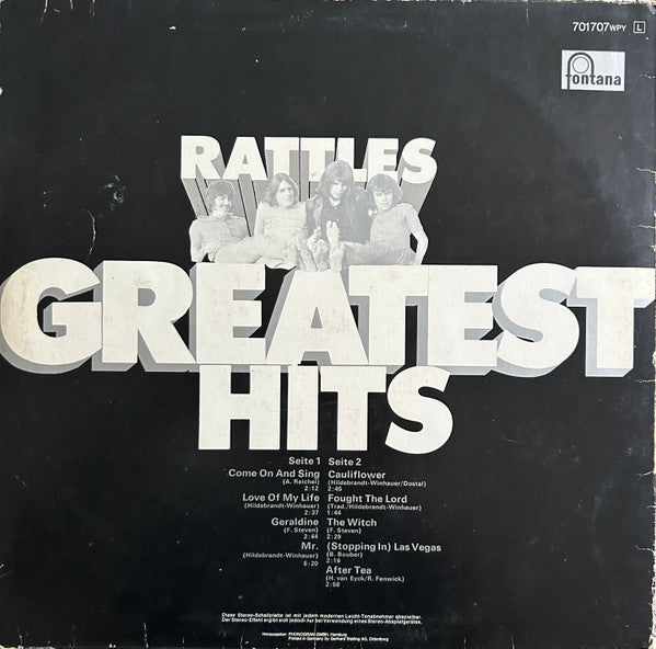 The Rattles – Rattles' Greatest Hits