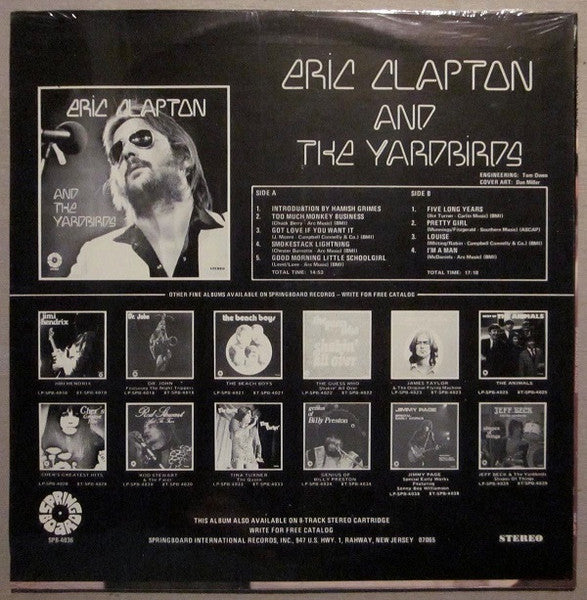 Eric Clapton And The Yardbirds – Eric Clapton And The Yardbirds