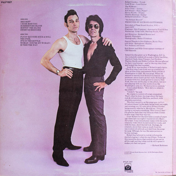 Robert Gordon – Robert Gordon With Link Wray