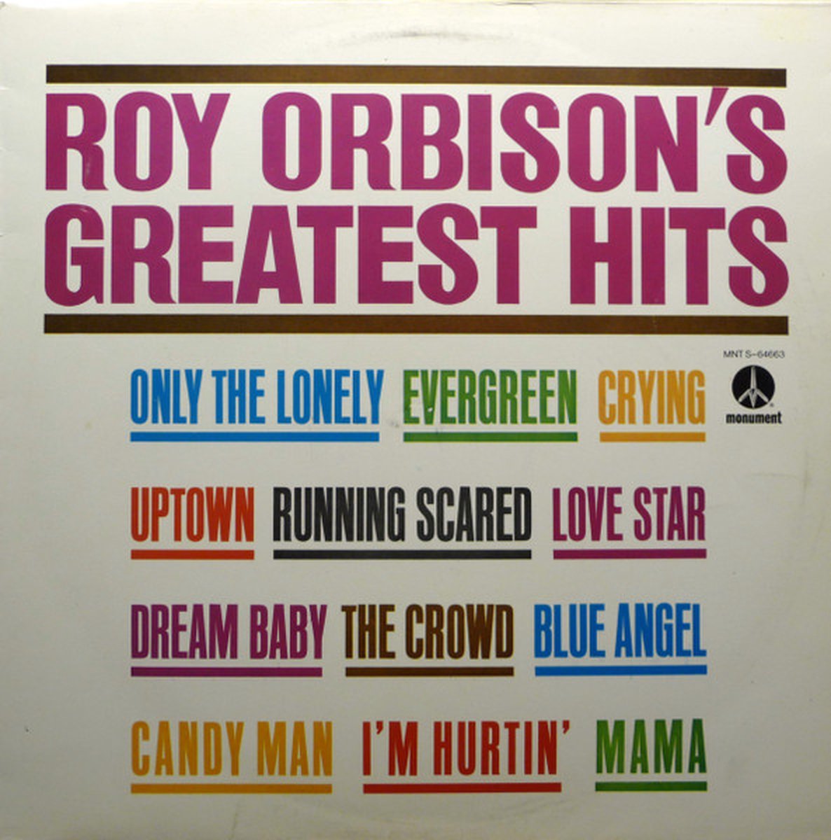 Roy Orbison – Roy Orbison's greatest hits