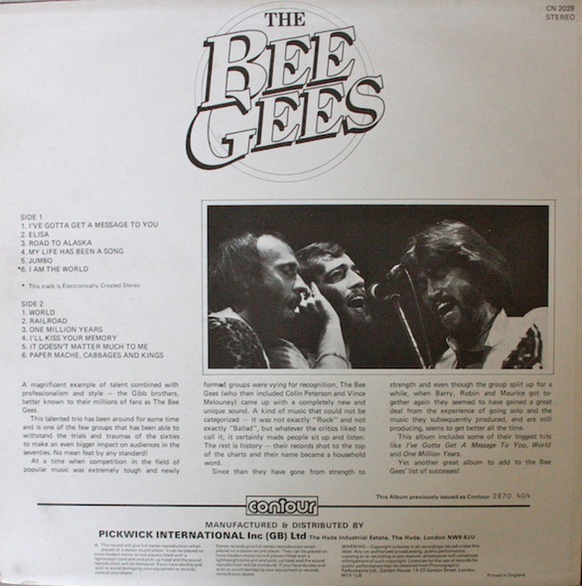 Bee Gees – I've Gotta Get A Message To You