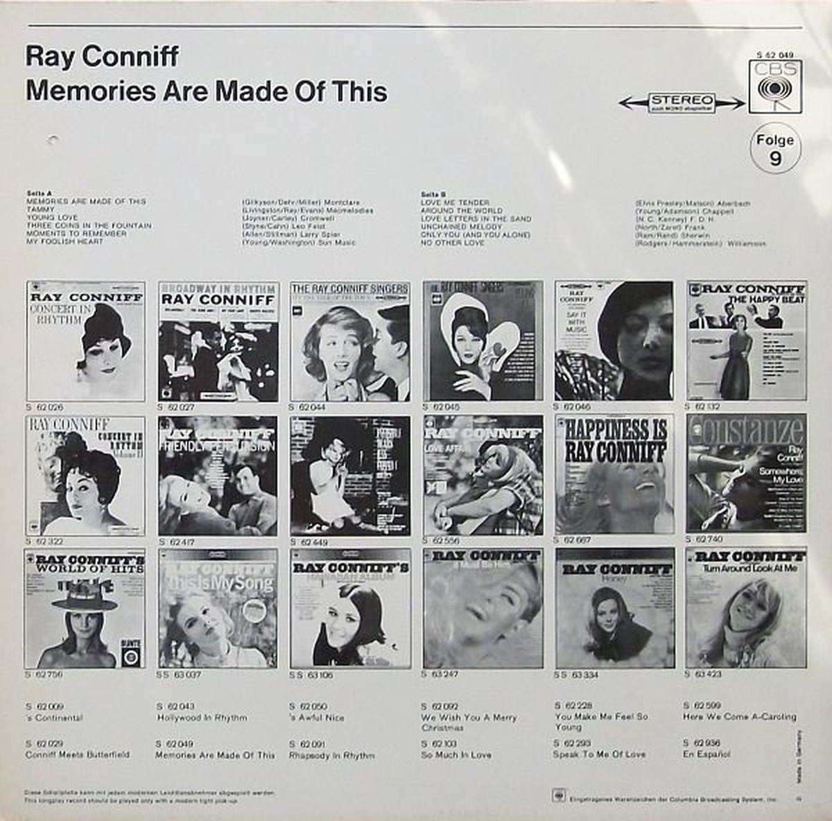 Ray Conniff – Memories are made of this