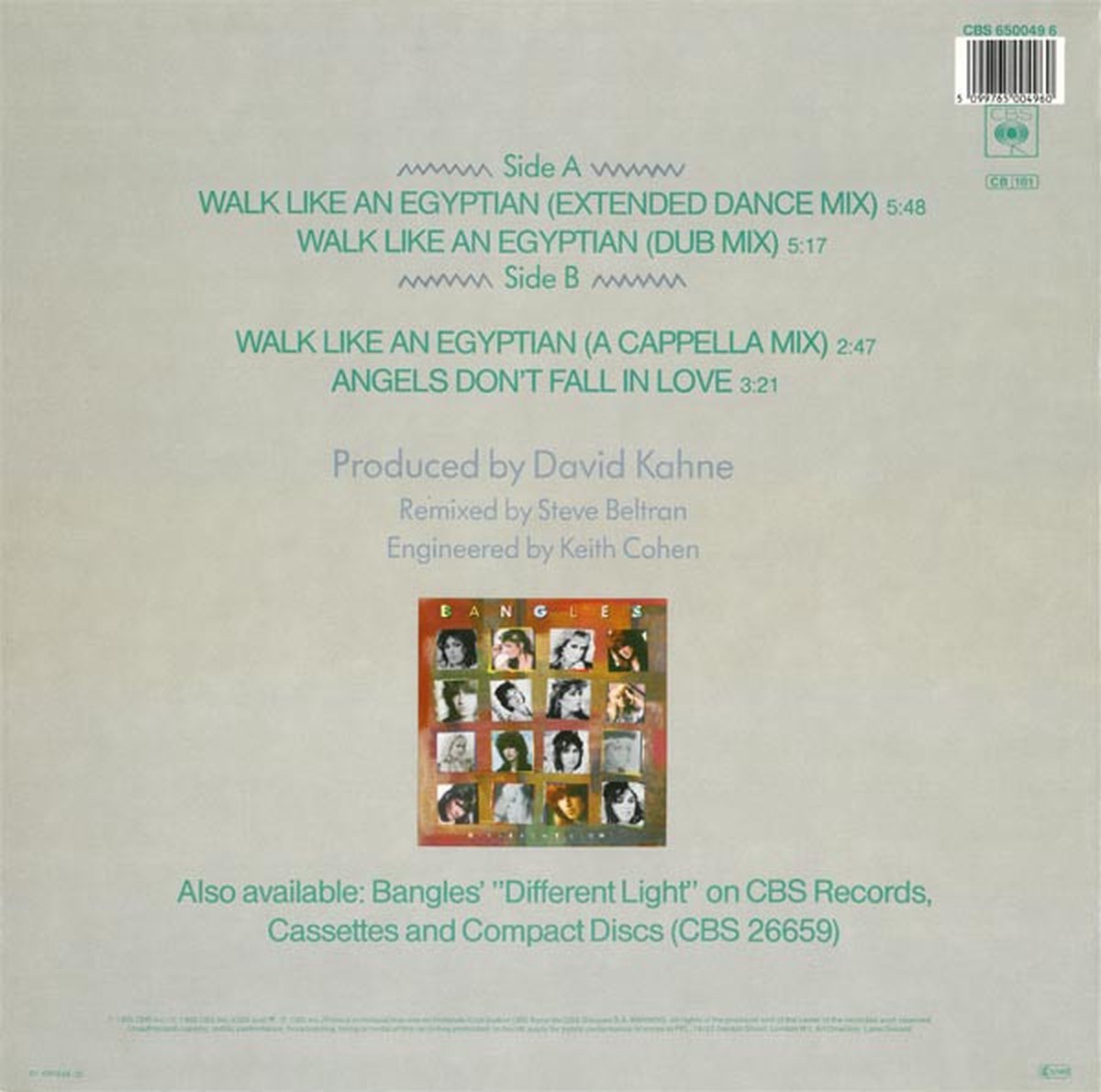 Bangles – Walk Like An Egyptian