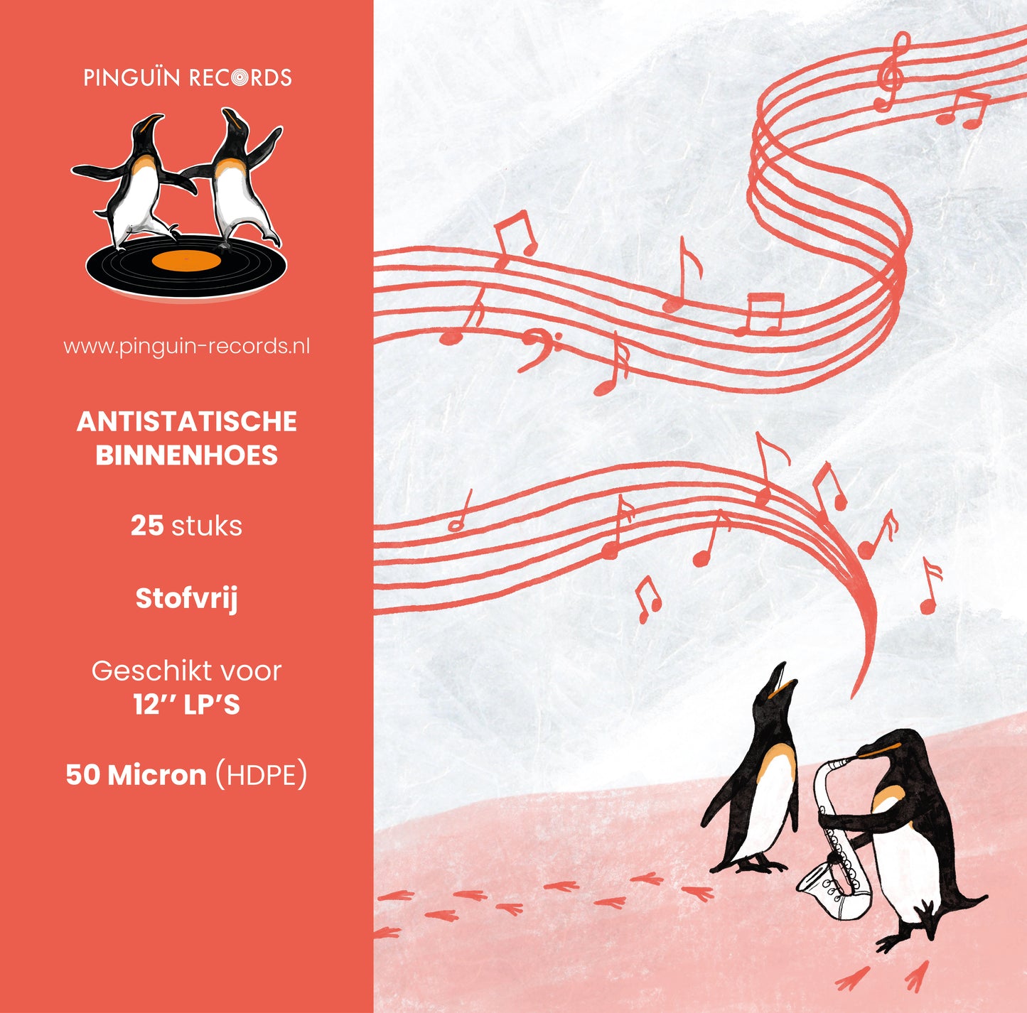 LP binnenhoezen - Antistatische Binnenhoes HDPE