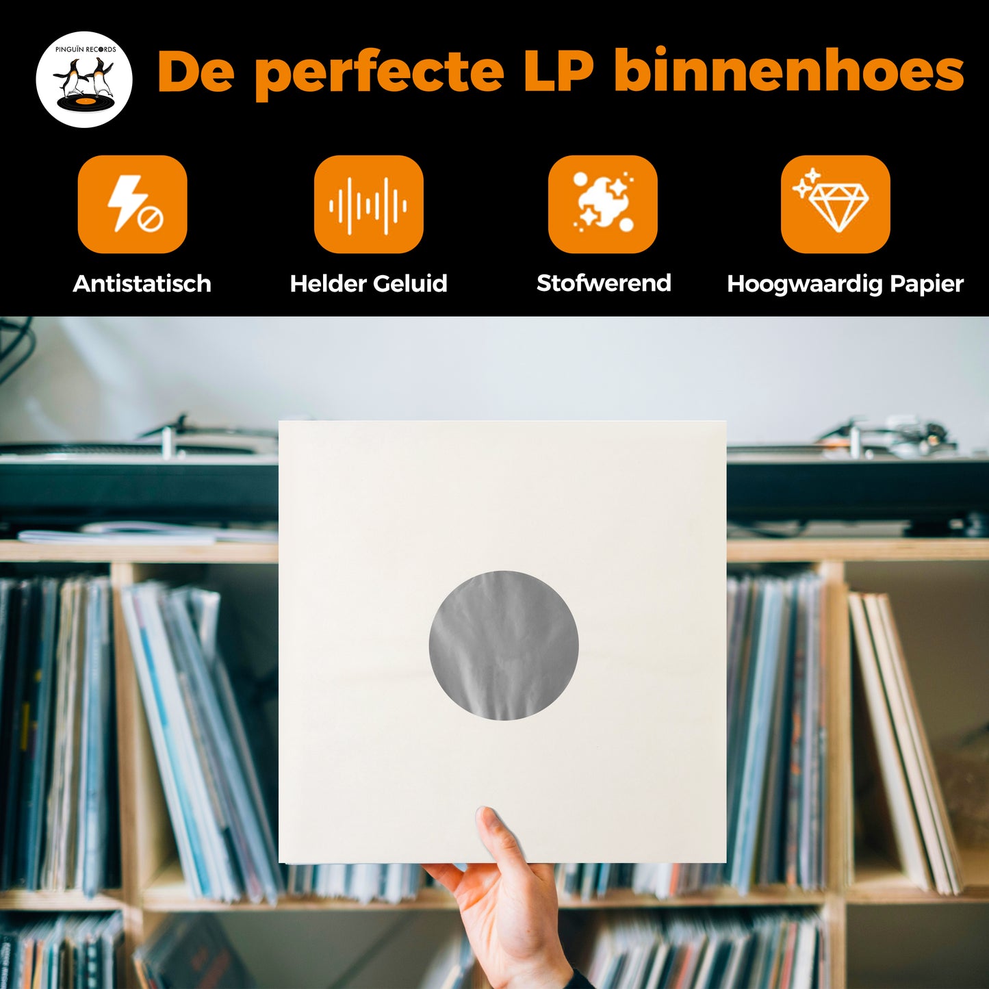 LP Inner Sleeves - Antistatic Lining