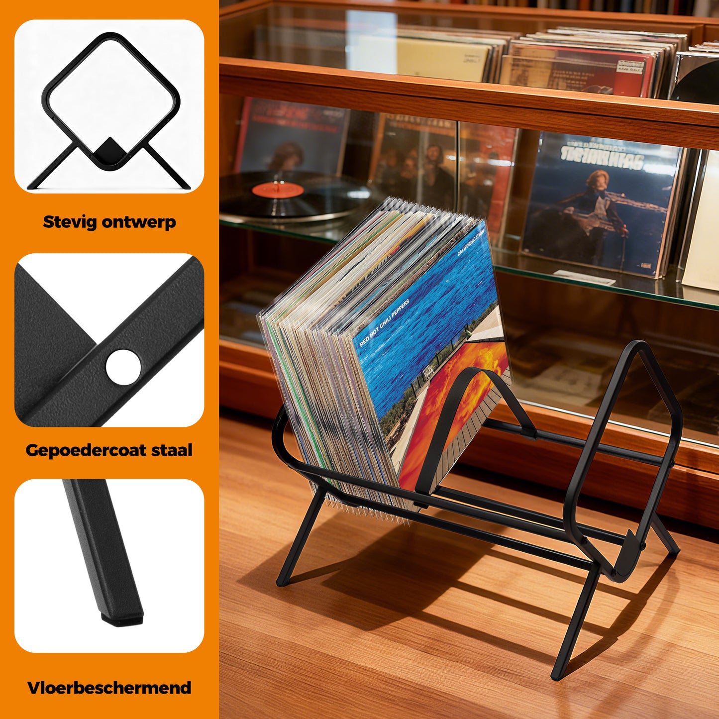 LP opbergsysteem – Vinyl Nest XL – Geschikt voor circa 90 LP’s