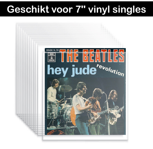 Buitenhoezen geschikt voor 7" vinyl singles - Polyethyleen