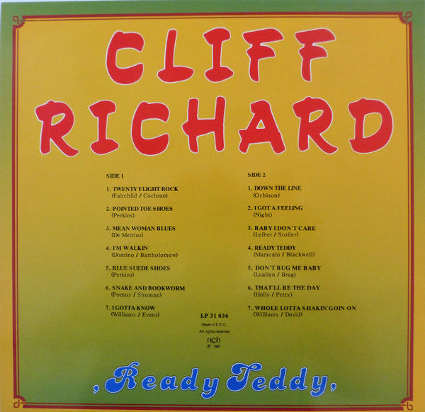 Cliff Richard – Ready, Teddy