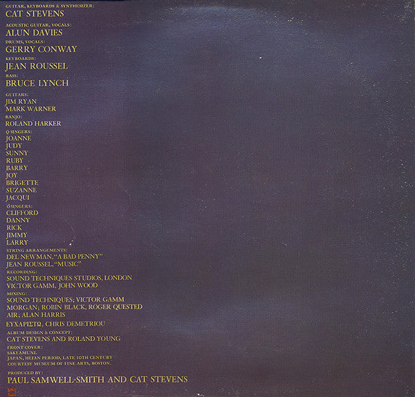 Cat Stevens – Buddha And The Chocolate Box