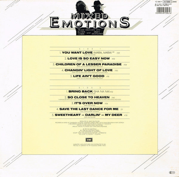 Mixed Emotions – Deep From The Heart