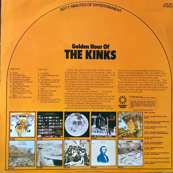 The Kinks – Golden Hour Of The Kinks