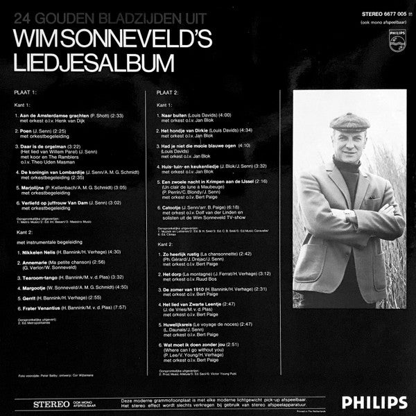 Wim Sonneveld – 24 Gouden Bladzijden Uit Wim Sonneveld's Liedjesalbum