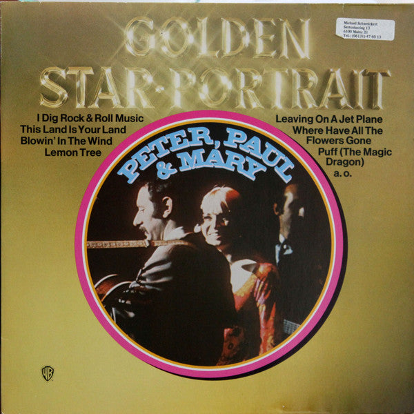 Peter, Paul And Mary - Golden Star-Portrait