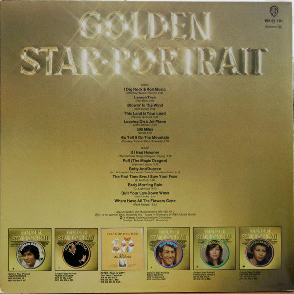 Peter, Paul And Mary - Golden Star-Portrait