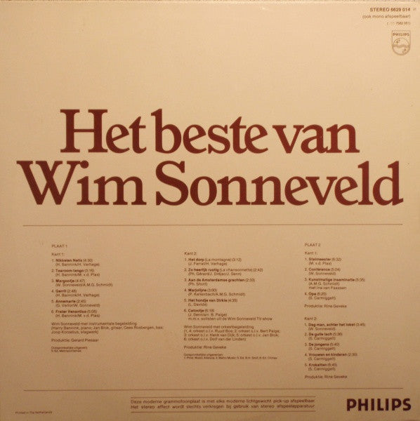 Wim Sonneveld – Het Beste Van Wim Sonneveld