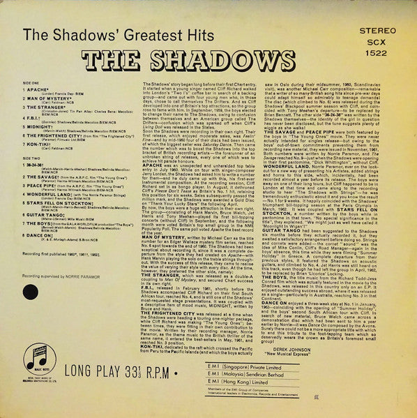 The Shadows – The Shadows' greatest hits