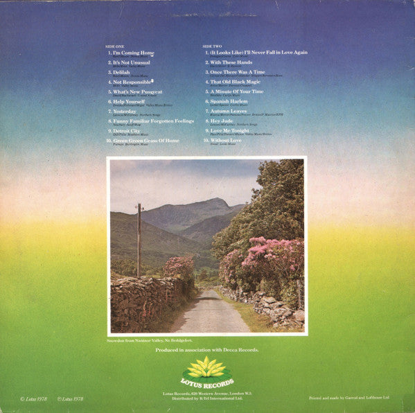 Tom Jones – I'm Coming Home