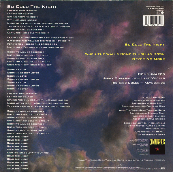 Communards – So Cold The Night