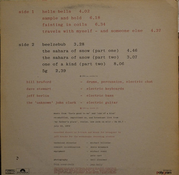 Bruford – The Bruford Tapes