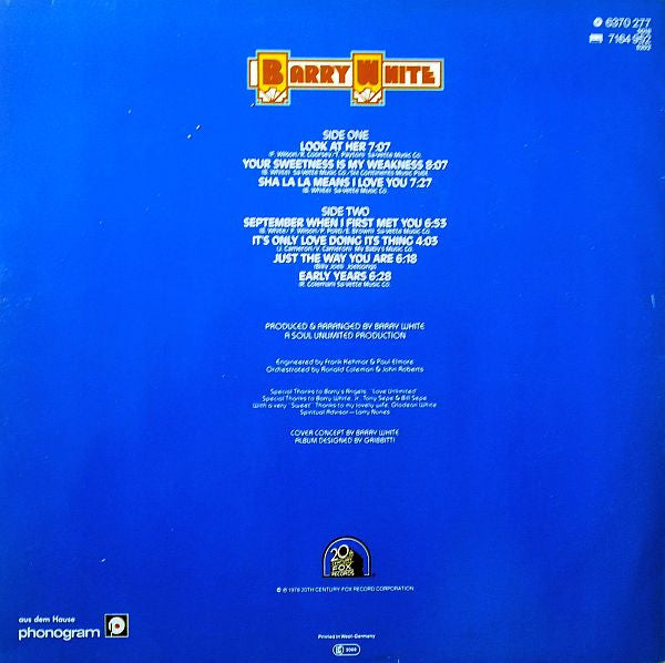 Barry White – The Man