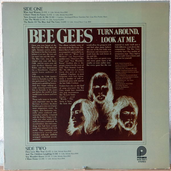 Bee Gees – Turn Around, Look At Me