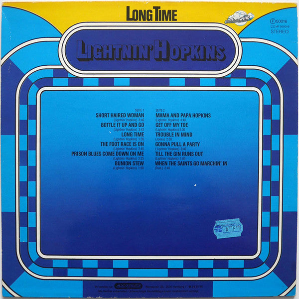 Lightnin' Hopkins – Long Time